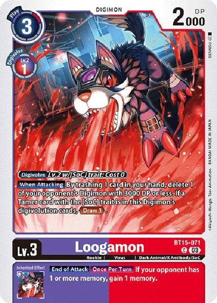 BT15-071: Loogamon