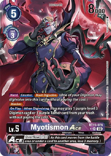 BT15-076: Myotismon Ace (Alternate Art)