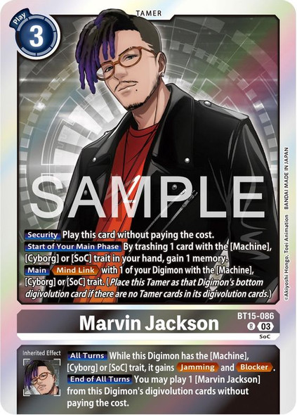 BT15-086: Marvin Jackson