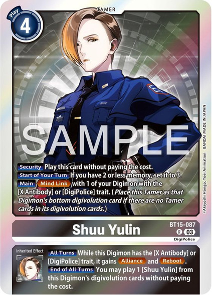 BT15-087: Shuu Yulin