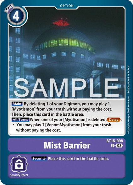 BT15-098: Mist Barrier