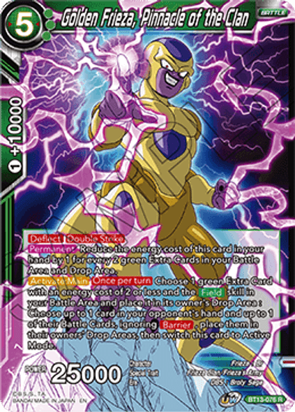 BT13-076: Golden Frieza, Pinnacle of the Clan