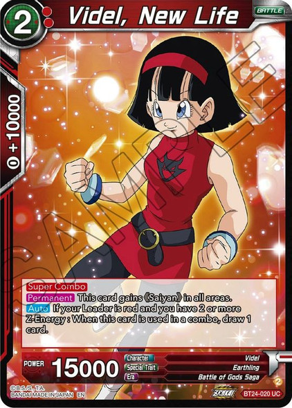 BT24-020: Videl, New Life