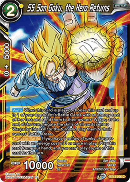 BT13-096: SS Son Goku, the Hero Returns