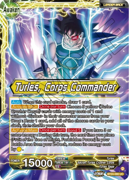 BT24-080: Turles // Turles, Corps Commander