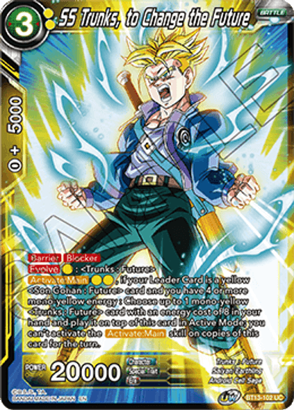 BT13-102: SS Trunks, to Change the Future