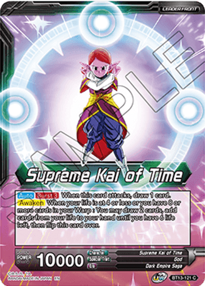 BT13-121: Supreme Kai of Time // Supreme Kai of Time, the Chronokeeper