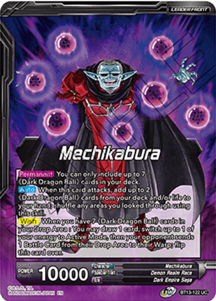 BT13-122: Mechikabura // Dark King Mechikabura, Restored to the Throne