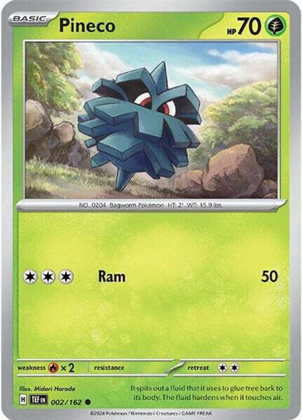 SV05-002/162: Pineco (Reverse Holo)