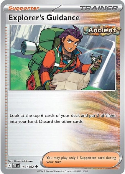 SV05-147/162: Explorer's Guidance (Reverse Holo)