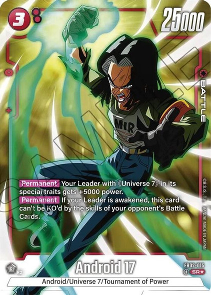 FB02-015: Android 17 (Alternate Art)