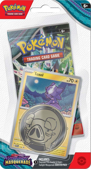 Pokémon TCG: Scarlet & Violet: Twilight Masquerade Checklane Blister (Toxel)