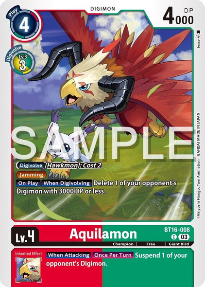 BT16-008: Aquilamon