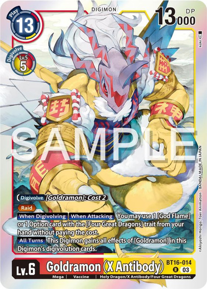 BT16-014: Goldramon (X Antibody)