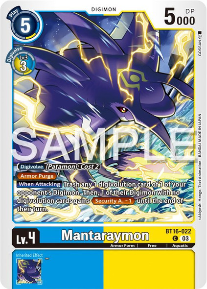 BT16-022: Mantaraymon