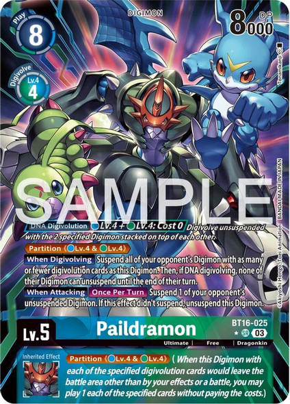 BT16-025: Paildramon (Alternate Art)