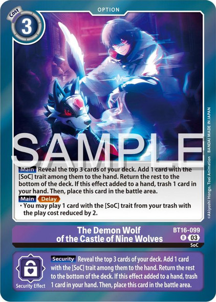 BT16-099: The Demon Wolf of the Castle of Nine Wolves
