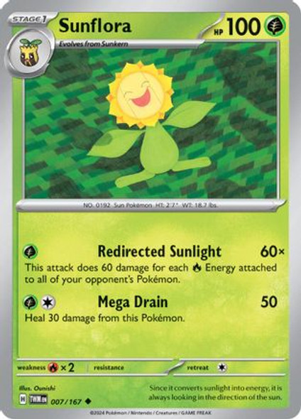 007/167: Sunflora (Reverse Holo)