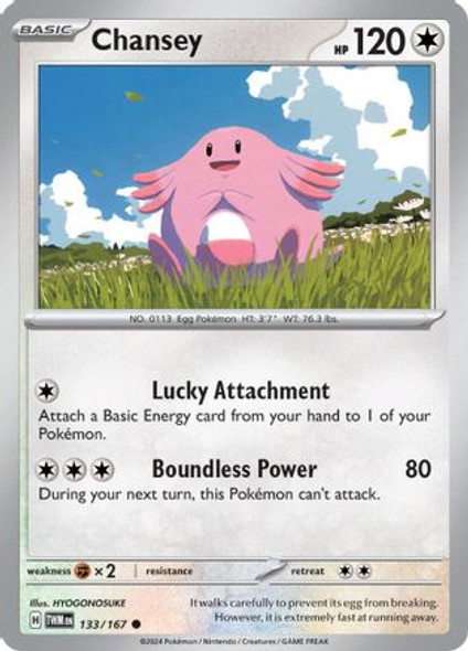 133/167: Chansey (Reverse Holo)