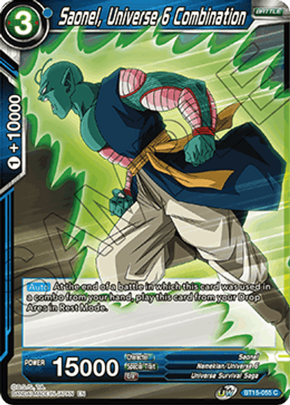 BT15-055: Saonel, Universe 6 Combination