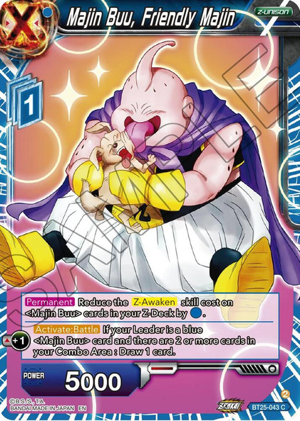 BT25-043: Majin Buu, Friendly Majin