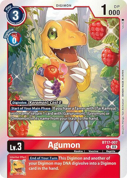 BT17-007: Agumon