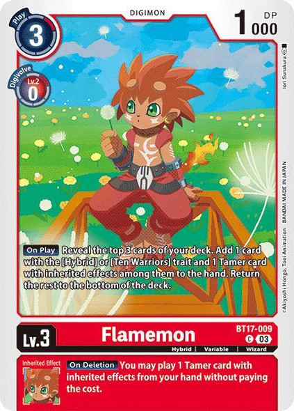 BT17-009: Flamemon