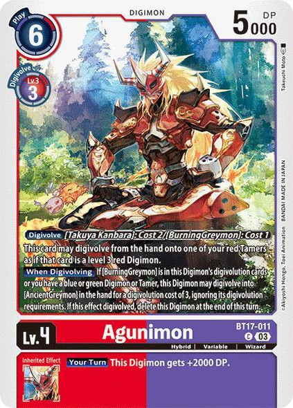 BT17-011: Agunimon