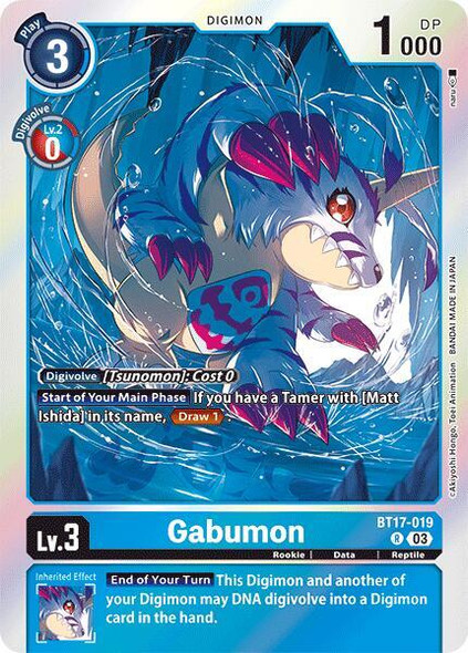 BT17-019: Gabumon