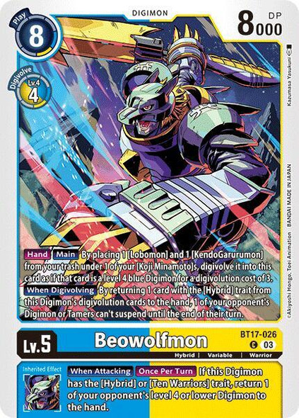 BT17-026: Beowolfmon