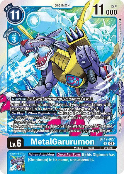 BT17-027: MetalGarurumon