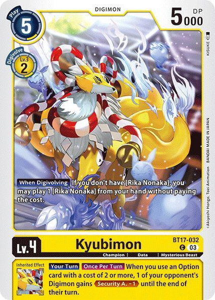 BT17-032: Kyubimon