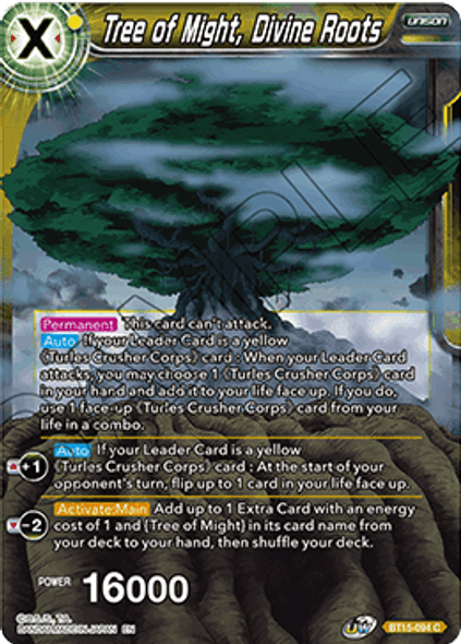 BT15-094: Tree of Might, Divine Roots