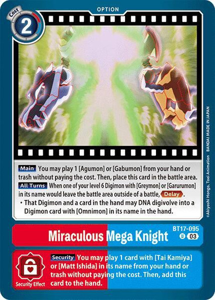 BT17-095: Miraculous Mega Knight