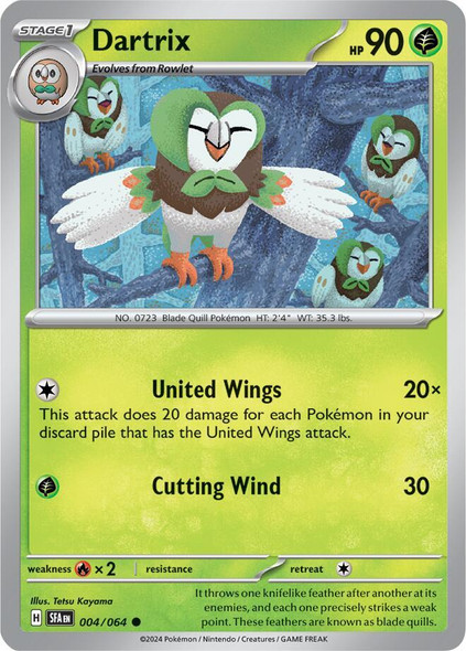 FAB-004/064: Dartrix (Reverse Holo)