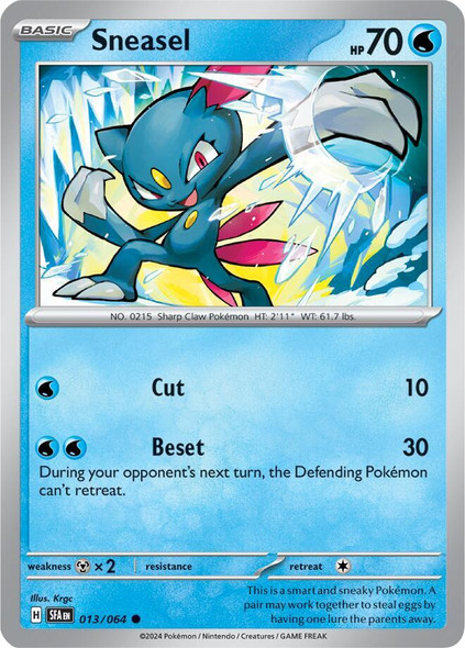 FAB-013/064: Sneasel (Reverse Holo)