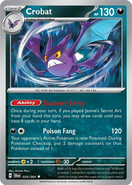 FAB-029/064: Crobat (Reverse Holo)