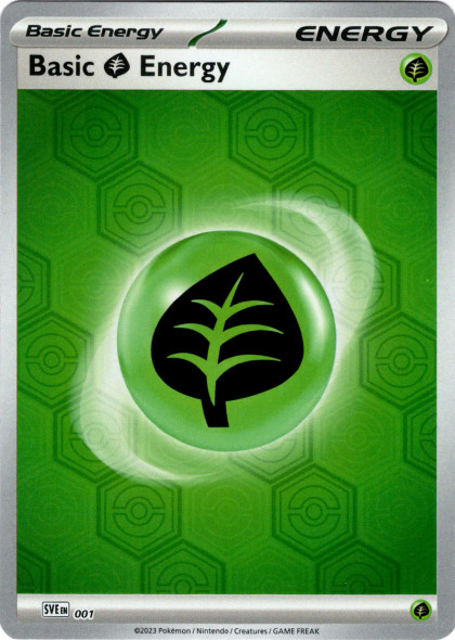 FAB-001: Basic Grass Energy (Reverse Holo)