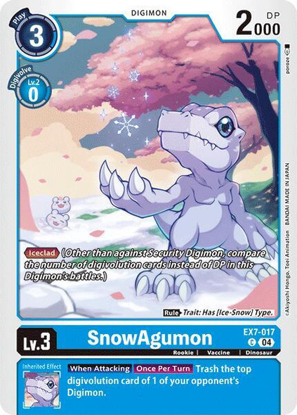 EX7-017: SnowAgumon