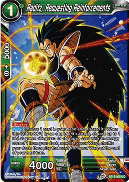 BT15-065: Raditz, Requesting Reinforcements (Foil)