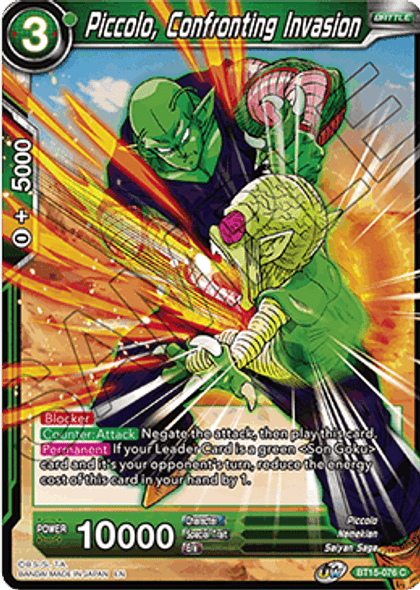 BT15-076: Piccolo, Confronting Invasion (Foil)