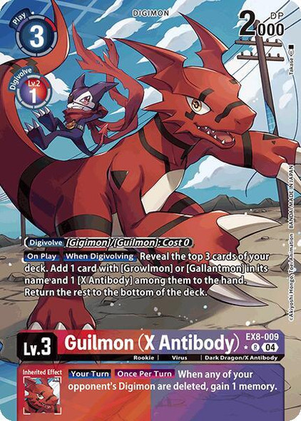 EX8-009: Guilmon (X Antibody) (Alternate Art)