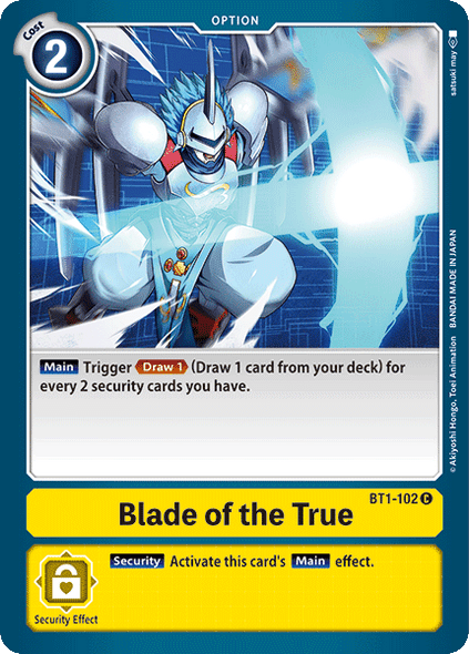 BT1-102: Blade of the True