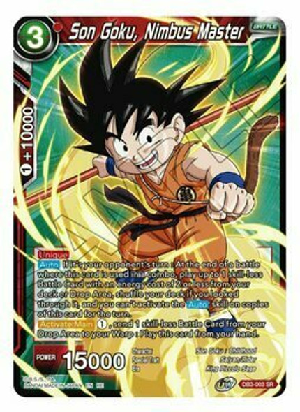 DB3-003: Son Goku, Nimbus Master (Mythic Booster Print) (Foil)