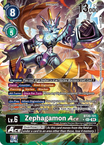 BT20-101: Zephagamon ACE (Alternate Art)