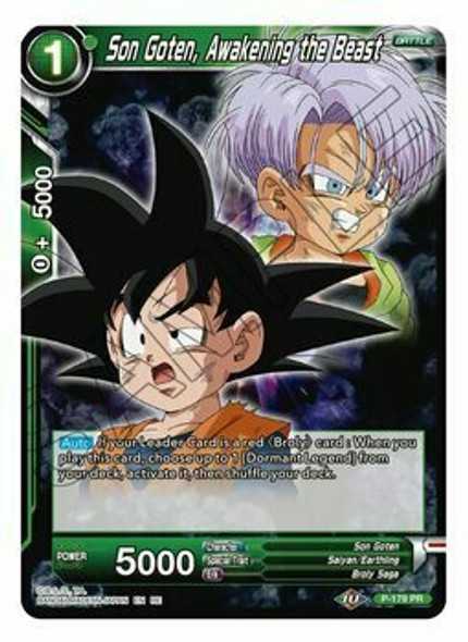 P-179: Son Goten, Awakening the Beast (Mythic Booster Print)