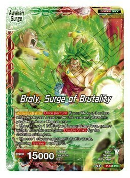 P-181: Broly, Surge of Brutality (Mythic Booster Print)