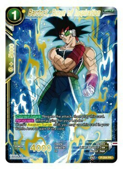 P-204: Bardock Surge of Inspiration (Mythic Booster Alternate Art Foil)