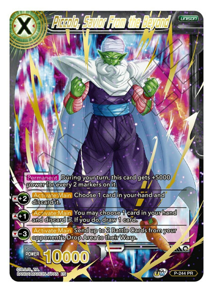 P-244: Piccolo,Savior From the Beyond (Mythic Booster Alternate Art Foil)