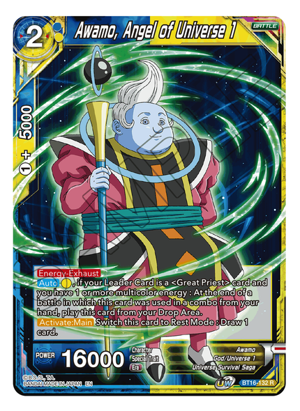 BT16-132: Awamo, Angel of Universe 1